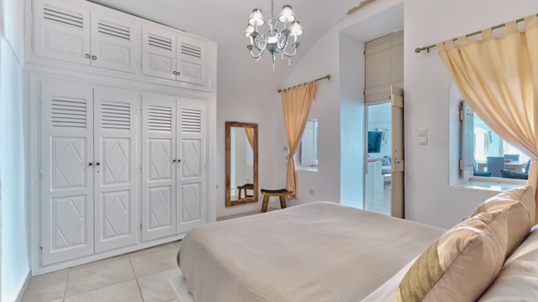 Firostefani Santorini Caldera Villa View bedroom