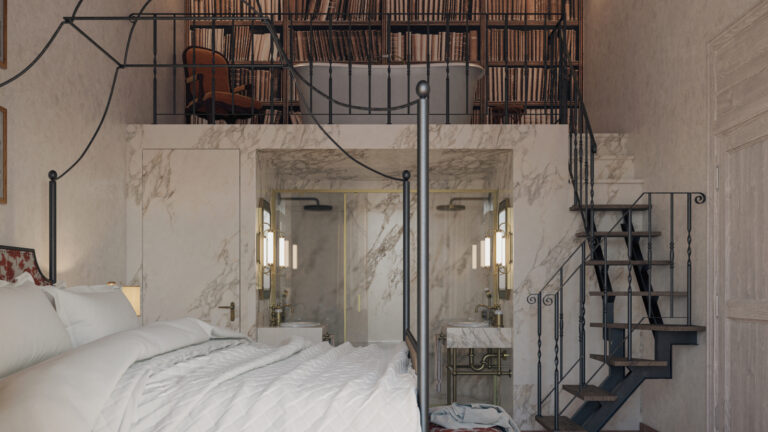 Palazzo Ricci Master Bedroom