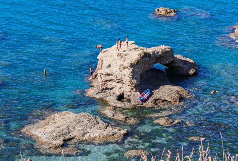 coastline of abruzzo and adriatic sea